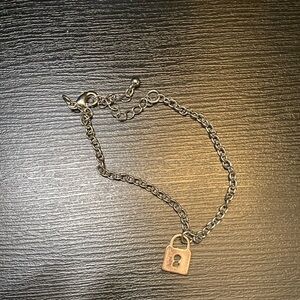 Elegant Lock Charm Bracelet